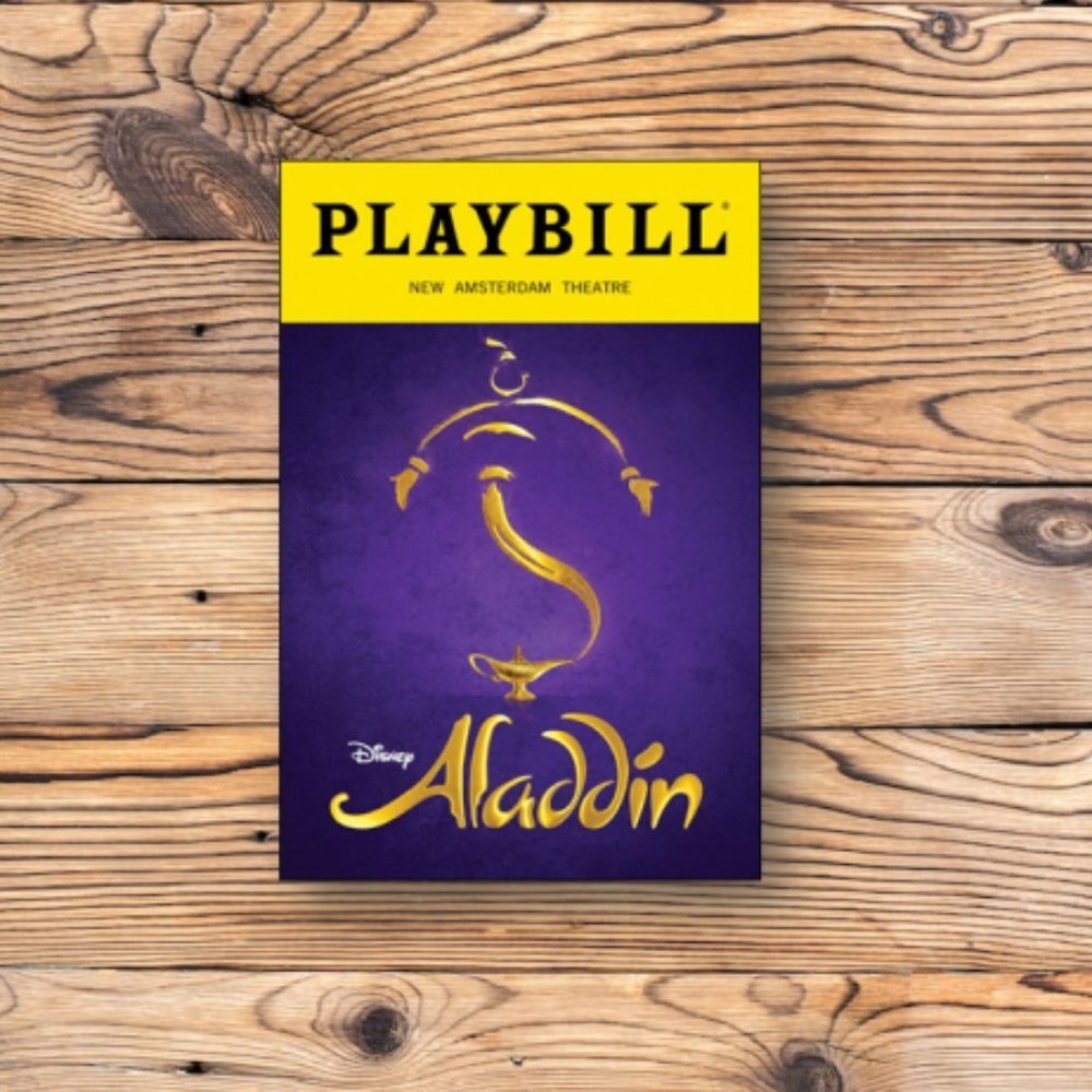 Aladdin Playbill Broadway Musical Refrigerator Fridge Locker Tool Box Magnet